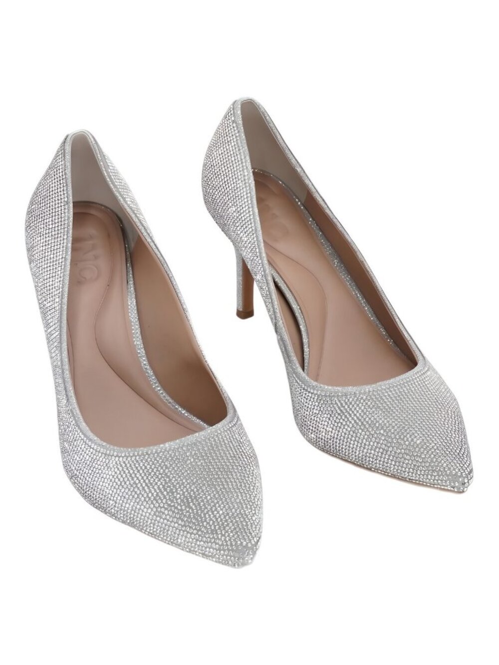 I.N.C. International Concepts Zitah Pumps Silver Crystal Women Size 8M